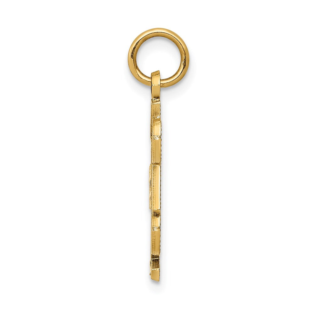14K Gelbgold #1 Dad Charm