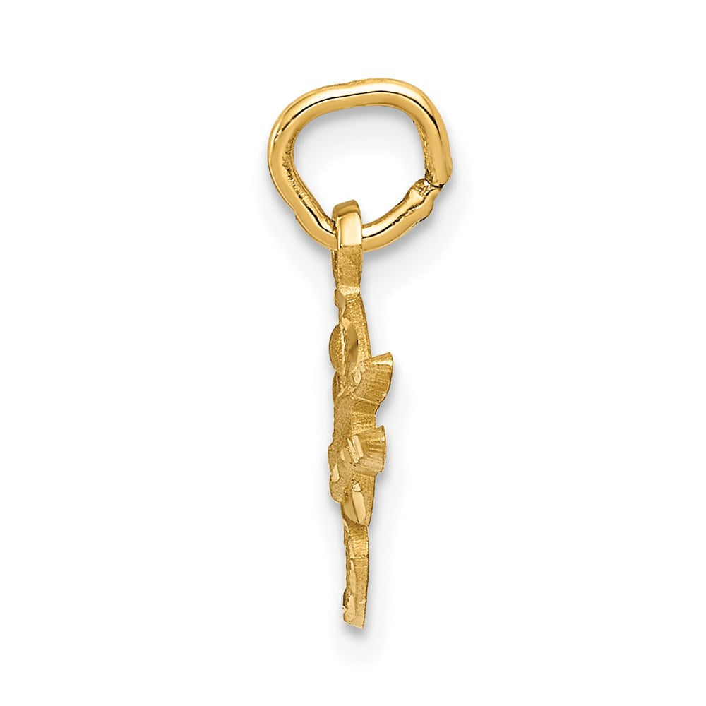 14K Gelbgold Artist Palette Charm