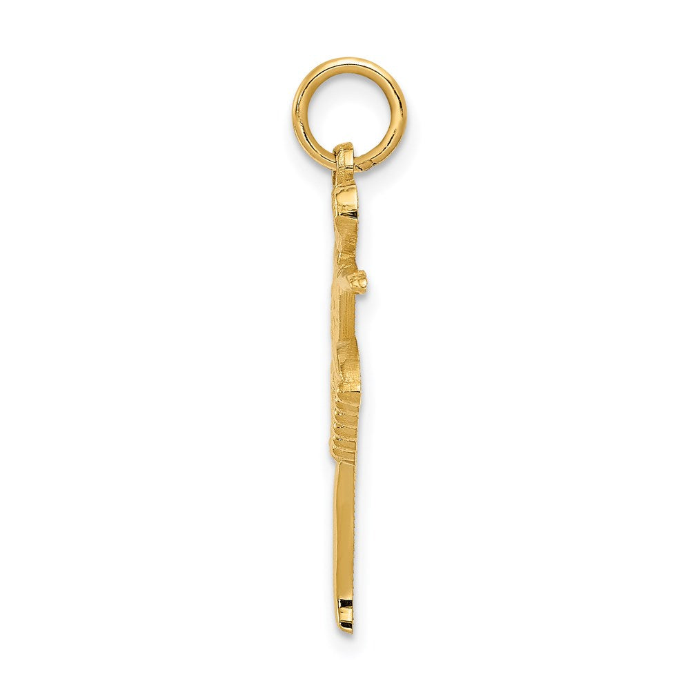 14 Karat Gelbgold Ballerina-Charm