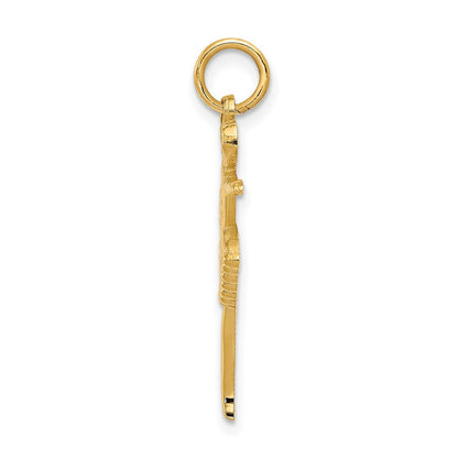 14 Karat Gelbgold Ballerina-Charm