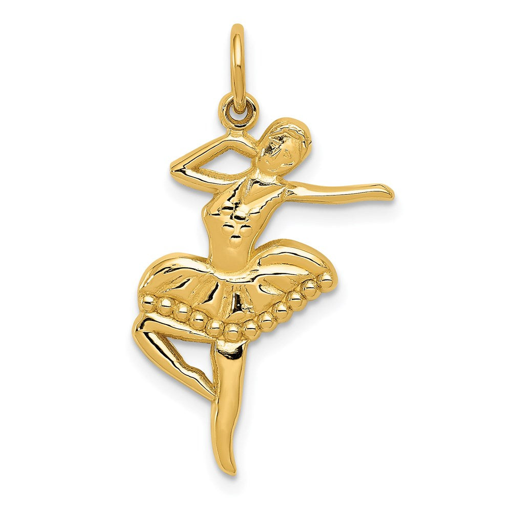 14 Karat Gelbgold Ballerina-Charm