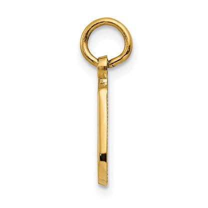14K Gelbgold Musical Notes Charm