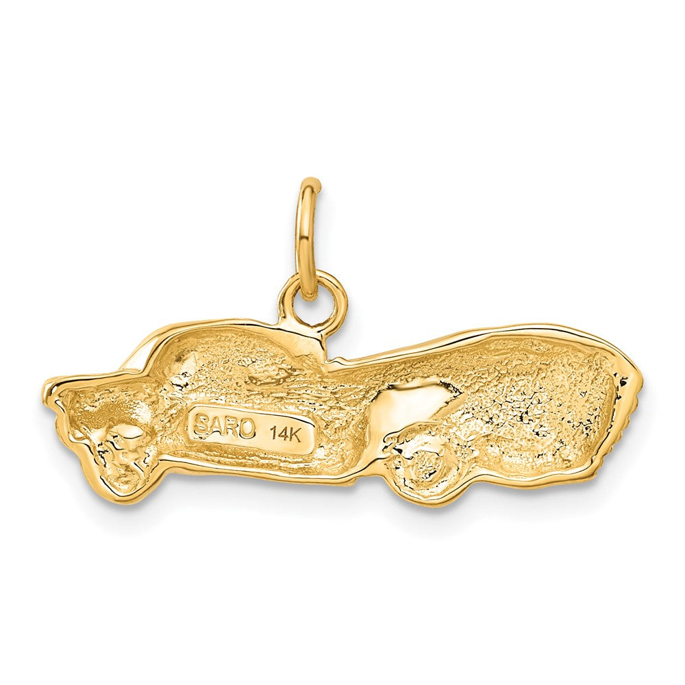 14K Gelbgold Sportwagen-Charm