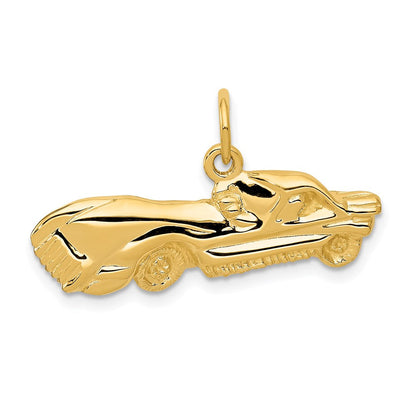 14K Gelbgold Sportwagen-Charm