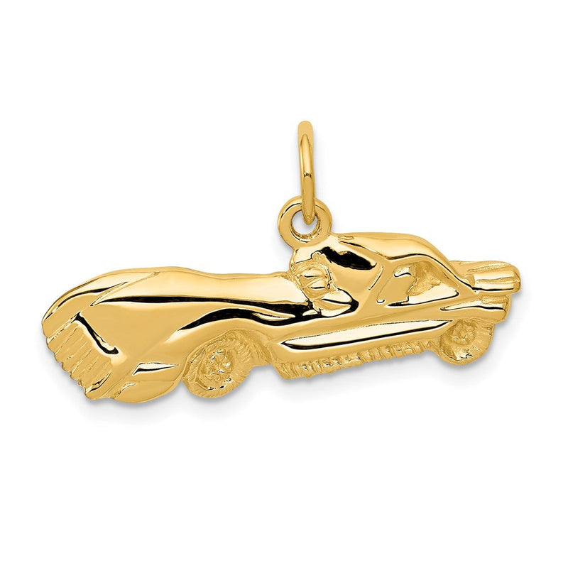 14K Gelbgold Sportwagen-Charm
