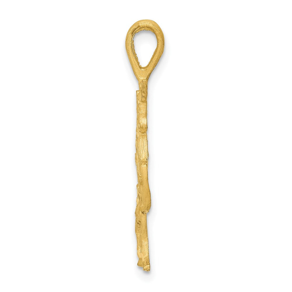 14K Gelbgold Einhorn-Charm