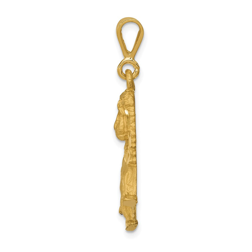 14K Gelbgold Löwe-Charm