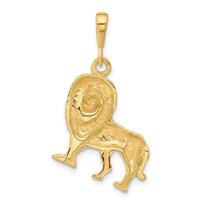 14K Gelbgold Löwe-Charm