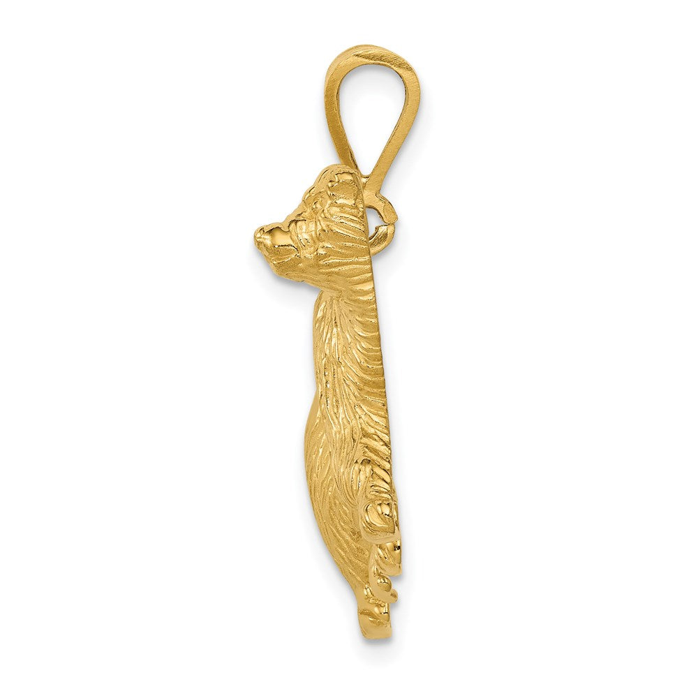 14K Gelbgold Eisbär-Charm