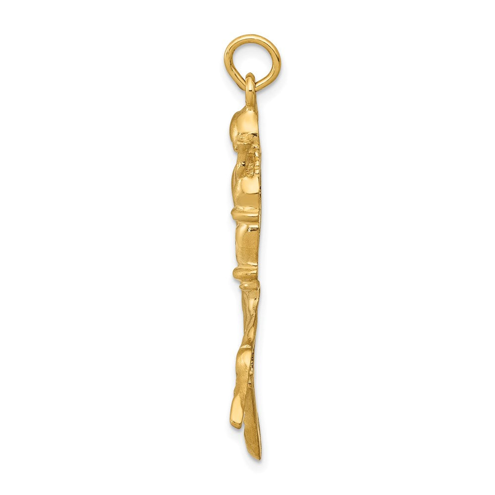 14K Gelbgold Taucher-Charm