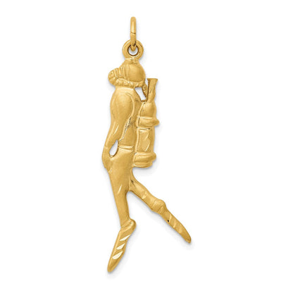 14K Gelbgold Taucher-Charm