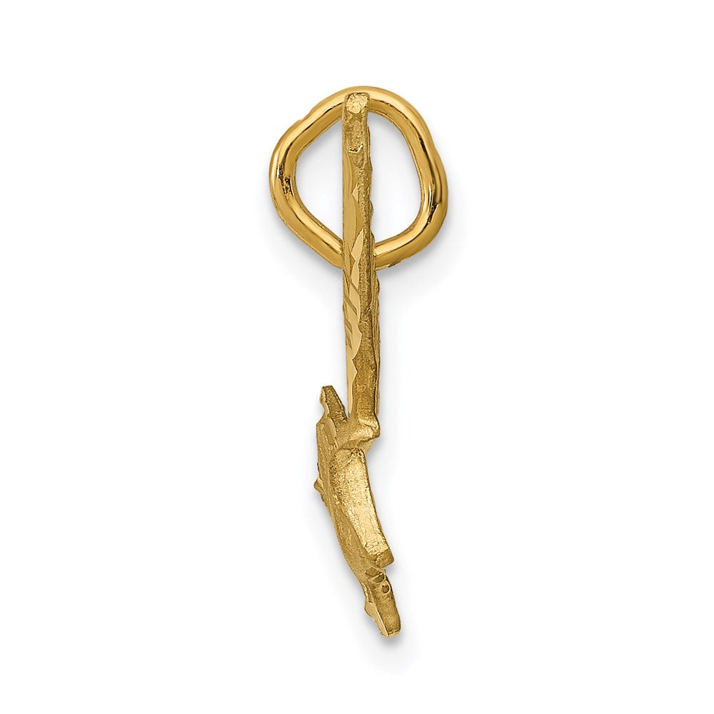 14K Gelbgold Seagull Charm
