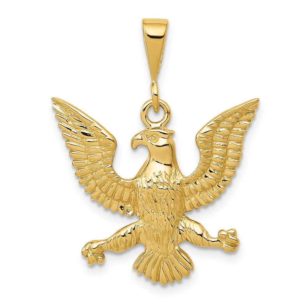 14K Gelbgold Adler-Charm