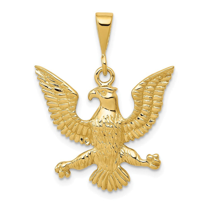 14K Gelbgold Adler-Charm