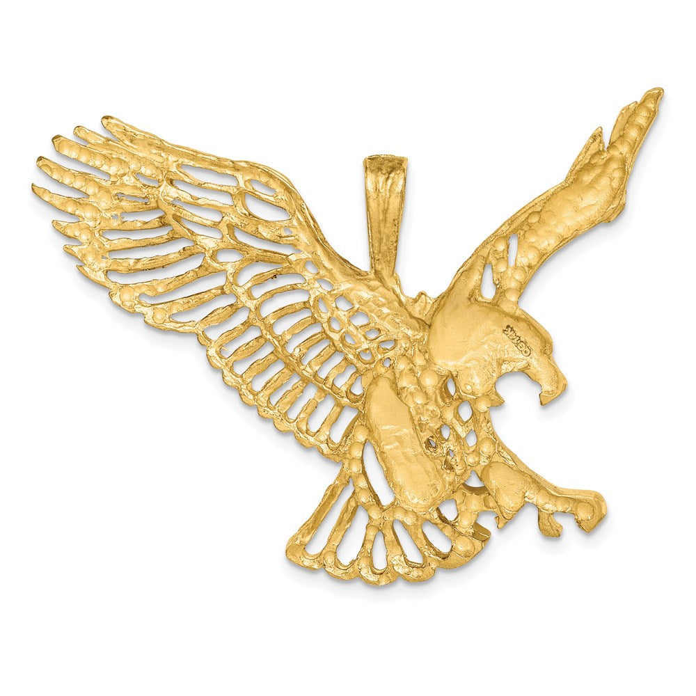 14K Gelbgold Groß Adler Charm