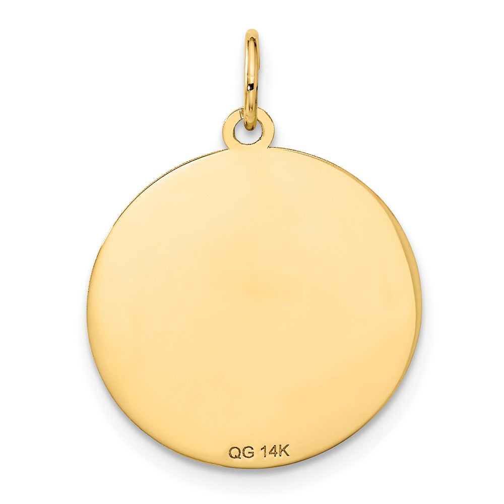 14K Gelbgold Wrestling Plättchen Charm