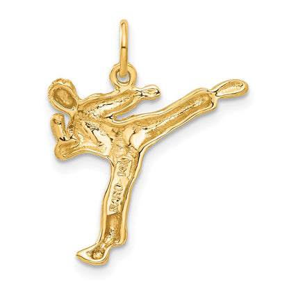 14K Gelbgold Karate-Charm für Herren