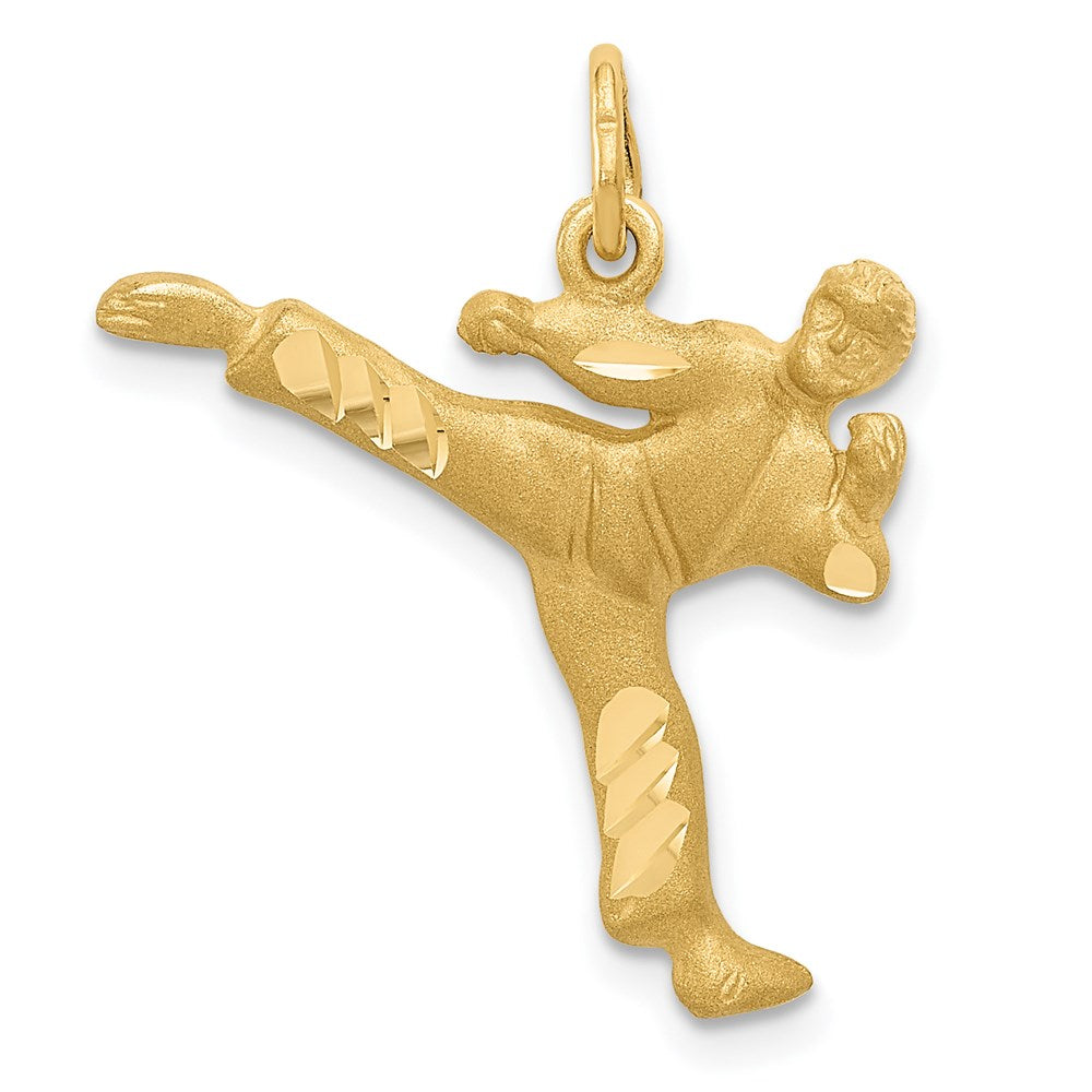 14K Gelbgold Karate-Charm für Herren