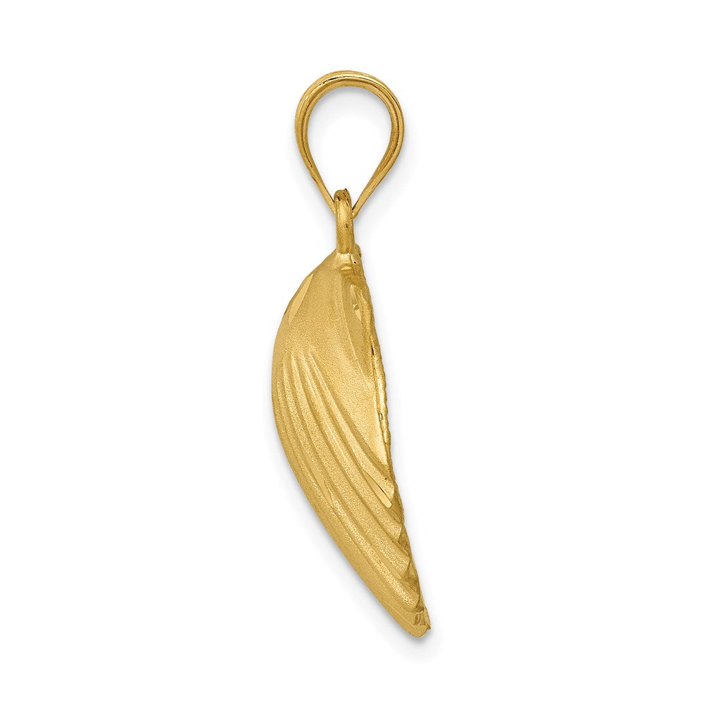 14K Gelbgold Muschel-Anhänger