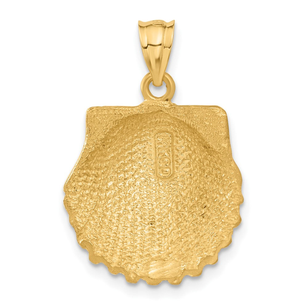 14K Gelbgold Muschel-Anhänger