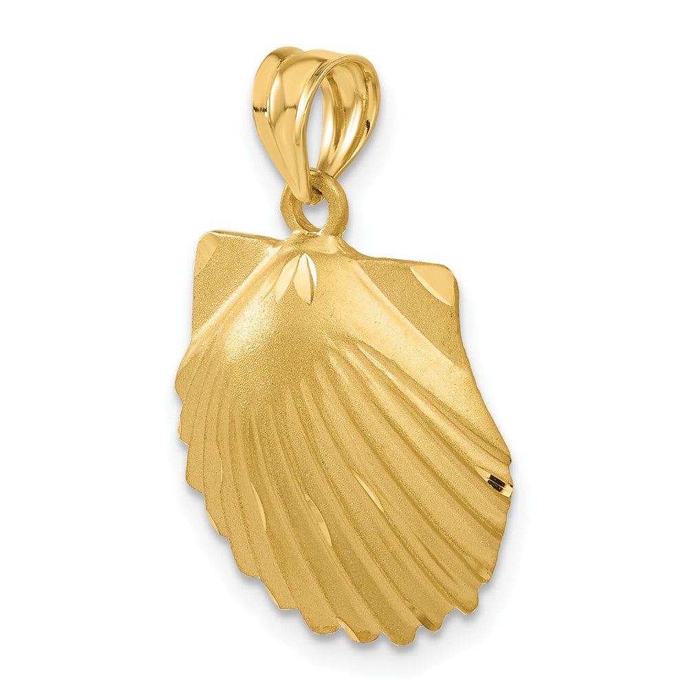 14K Gelbgold Muschel-Anhänger