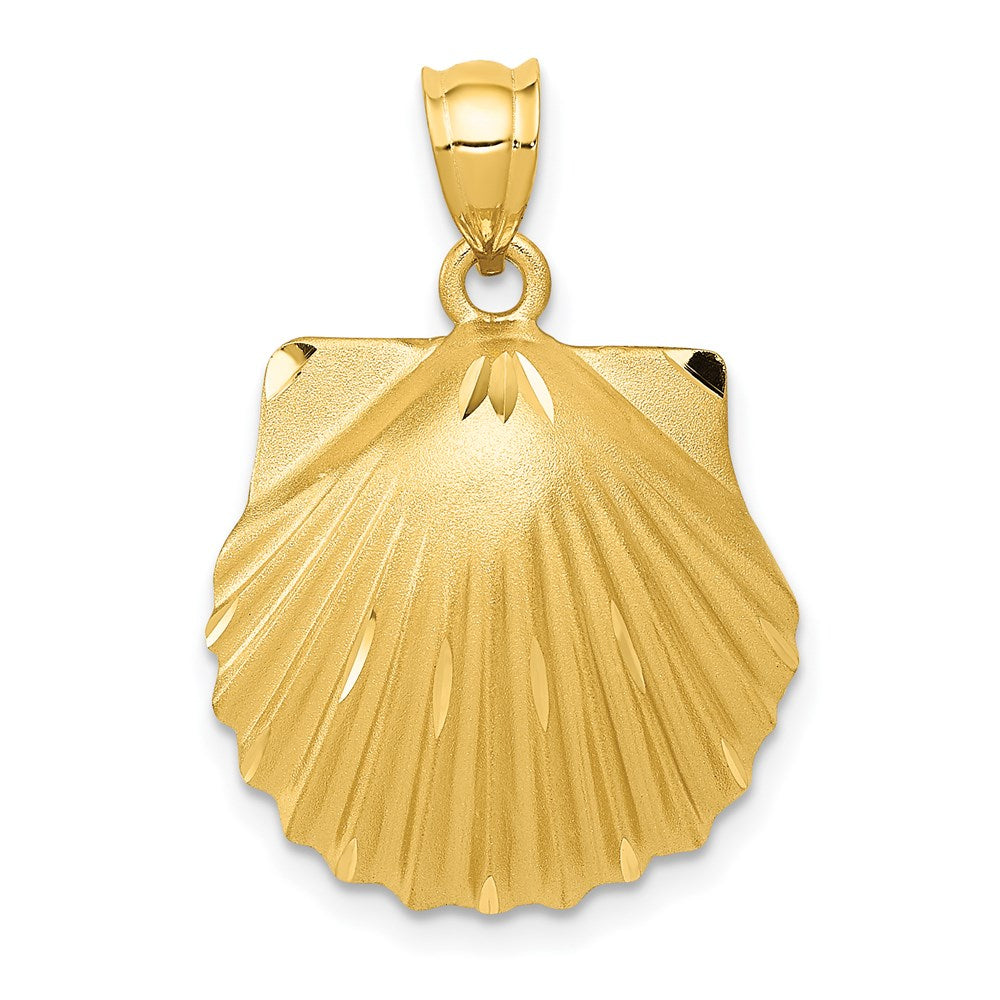 14K Gelbgold Muschel-Anhänger