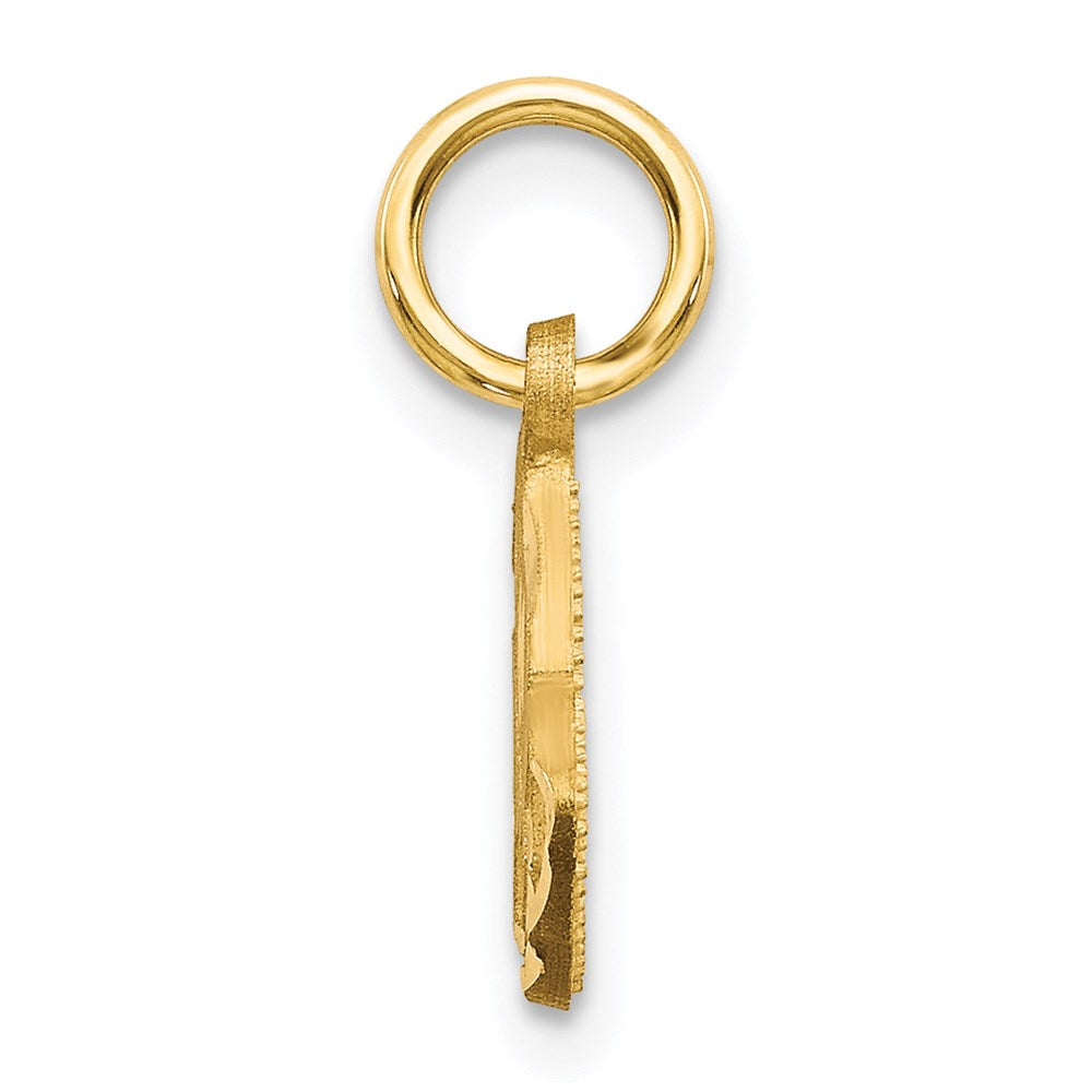14K Gelbgold Betend Hands Charm
