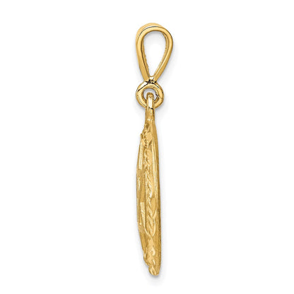 14K Gelbgold Davidstern-Charm