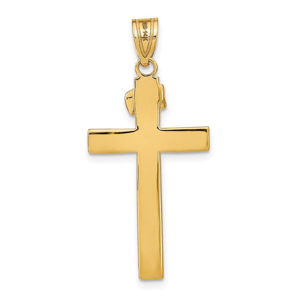 14K Gelbgold INRI Kruzifix-Anhänger