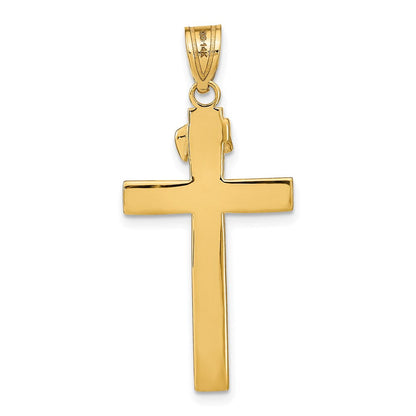 14K Gelbgold INRI Kruzifix-Anhänger