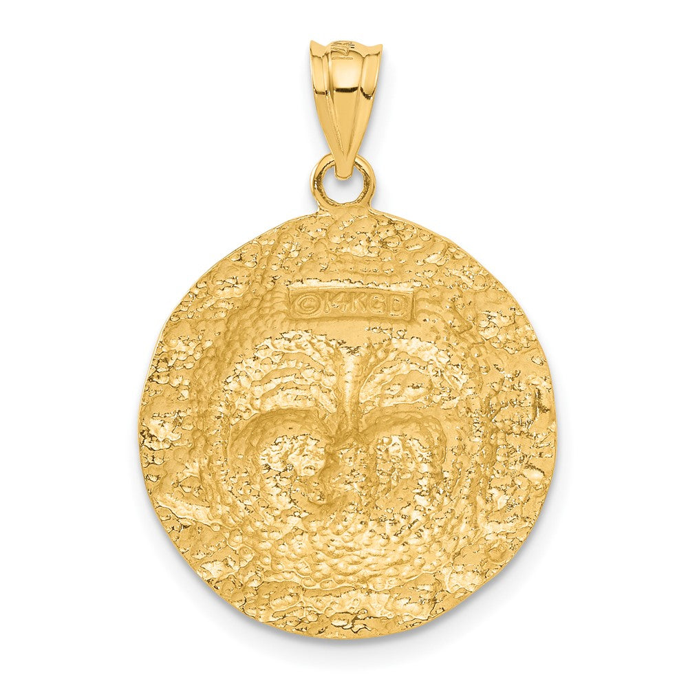 14K Gelbgold Sonnen-Charm