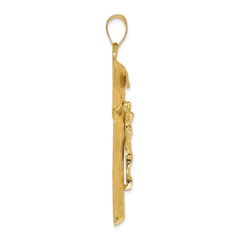 14K Gelbgold Kruzifix-Charm