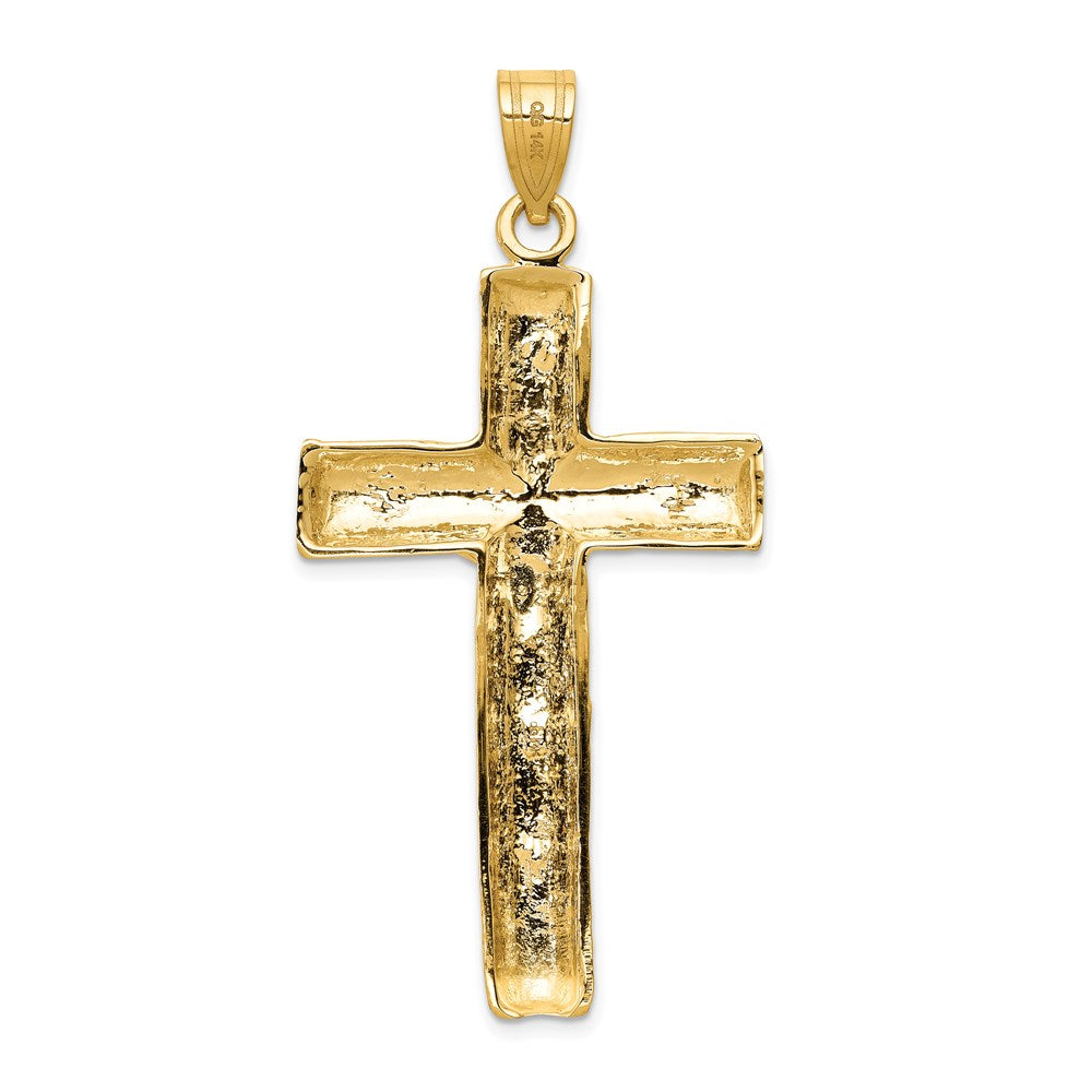 14K Gelbgold Kruzifix-Charm