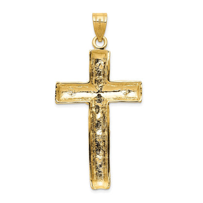 14K Gelbgold Kruzifix-Charm