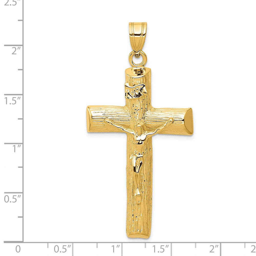 14K Gelbgold Kruzifix-Charm