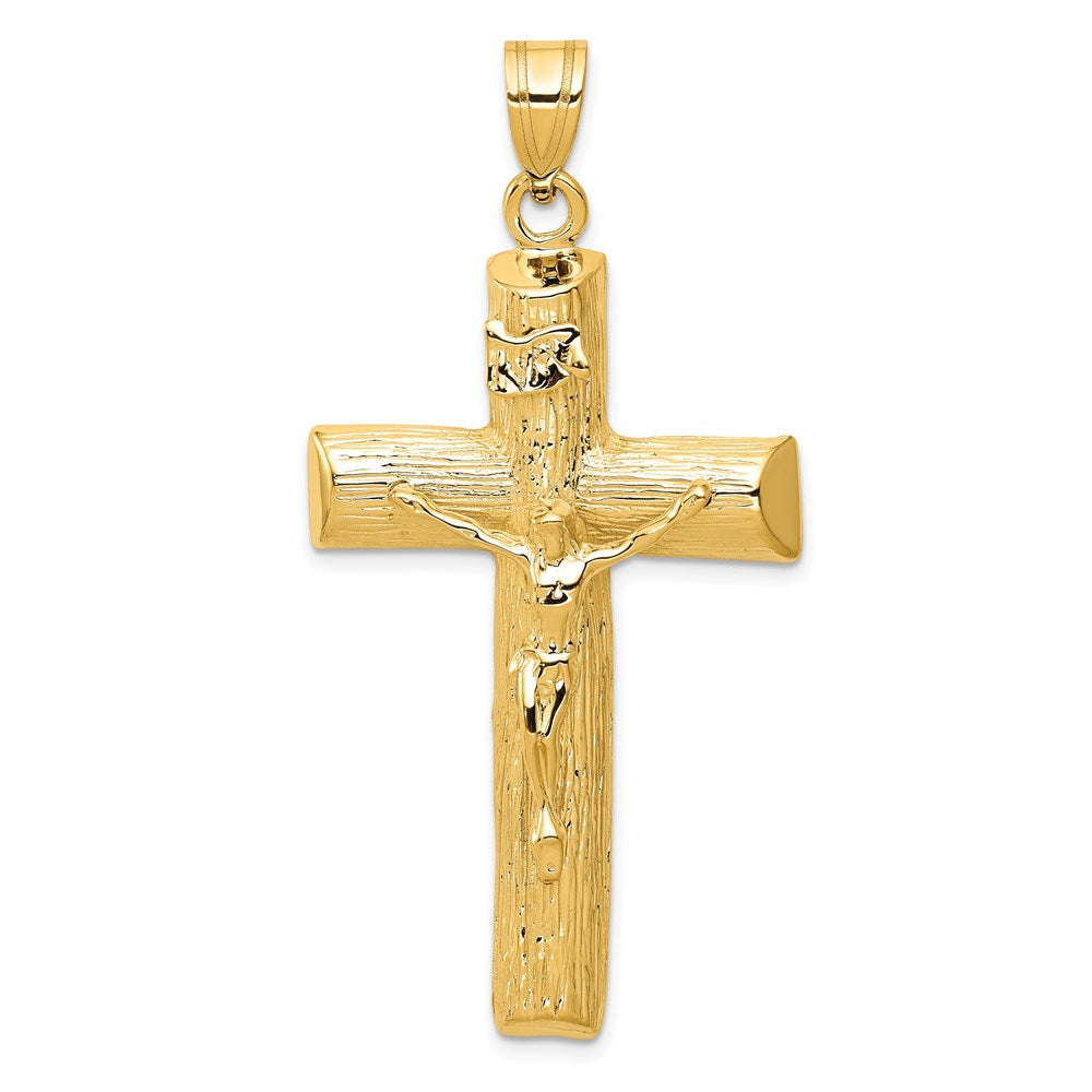 14K Gelbgold Kruzifix-Charm