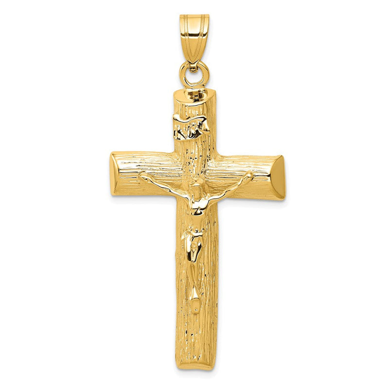 14K Gelbgold Kruzifix-Charm