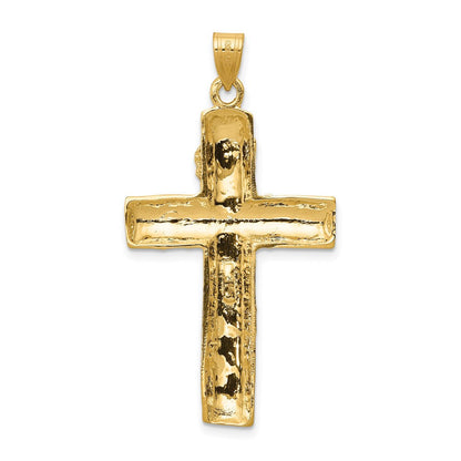 14K Gelbgold Kruzifix-Charm