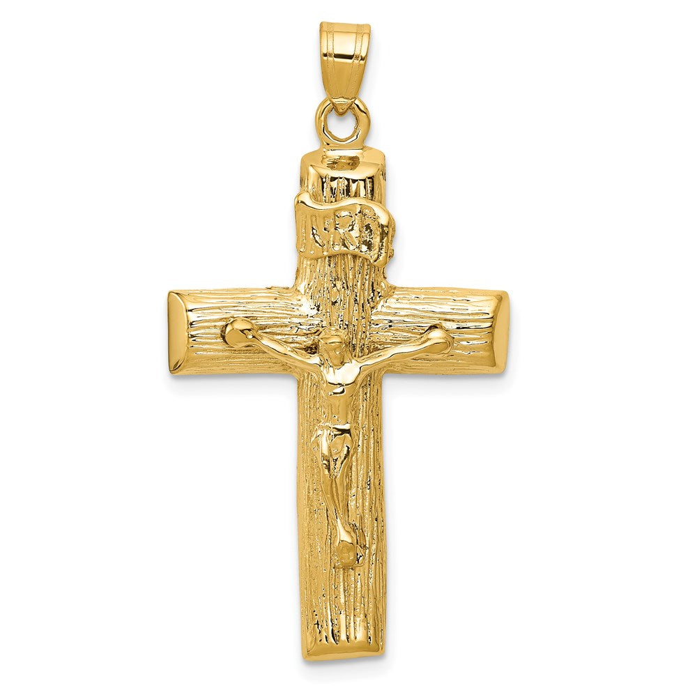 14K Gelbgold Kruzifix-Charm