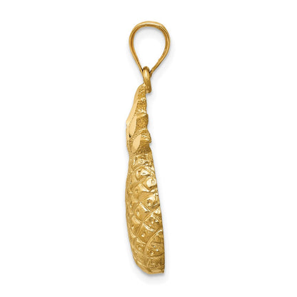 14K Gelbgold Ananas-Charm