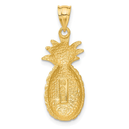 14K Gelbgold Ananas-Charm