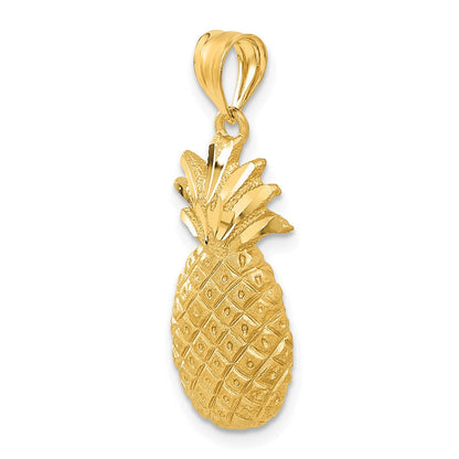 14K Gelbgold Ananas-Charm