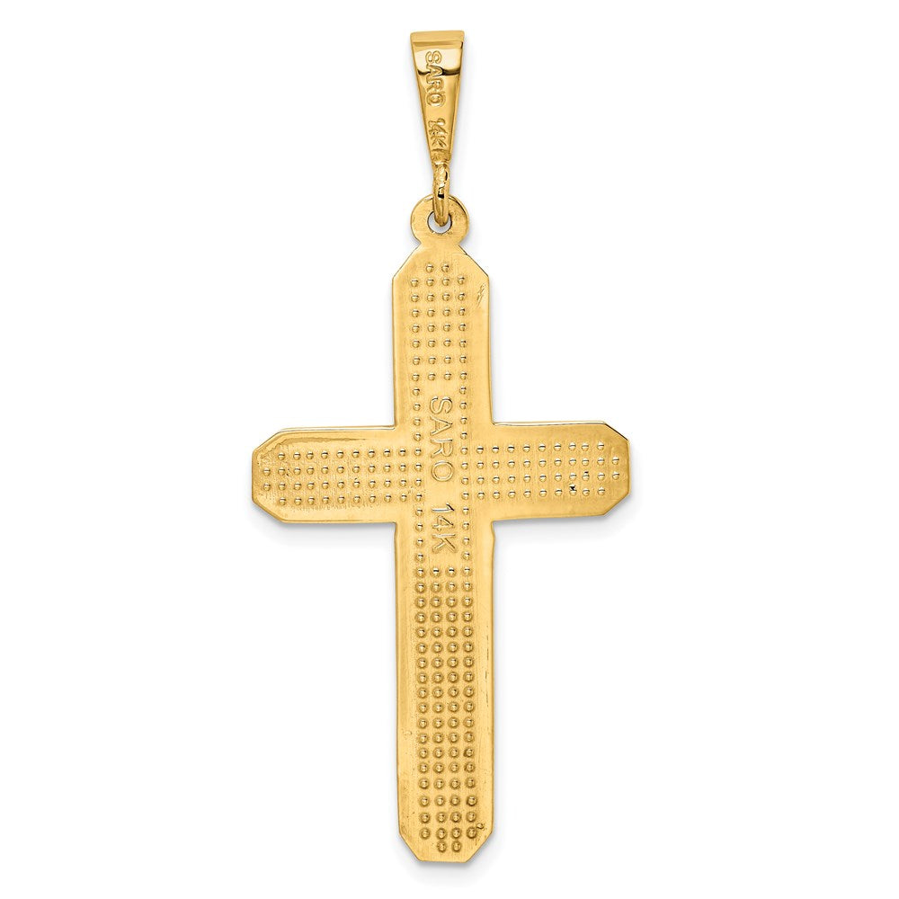 14K Gelbgold Kreuz-Anhänger