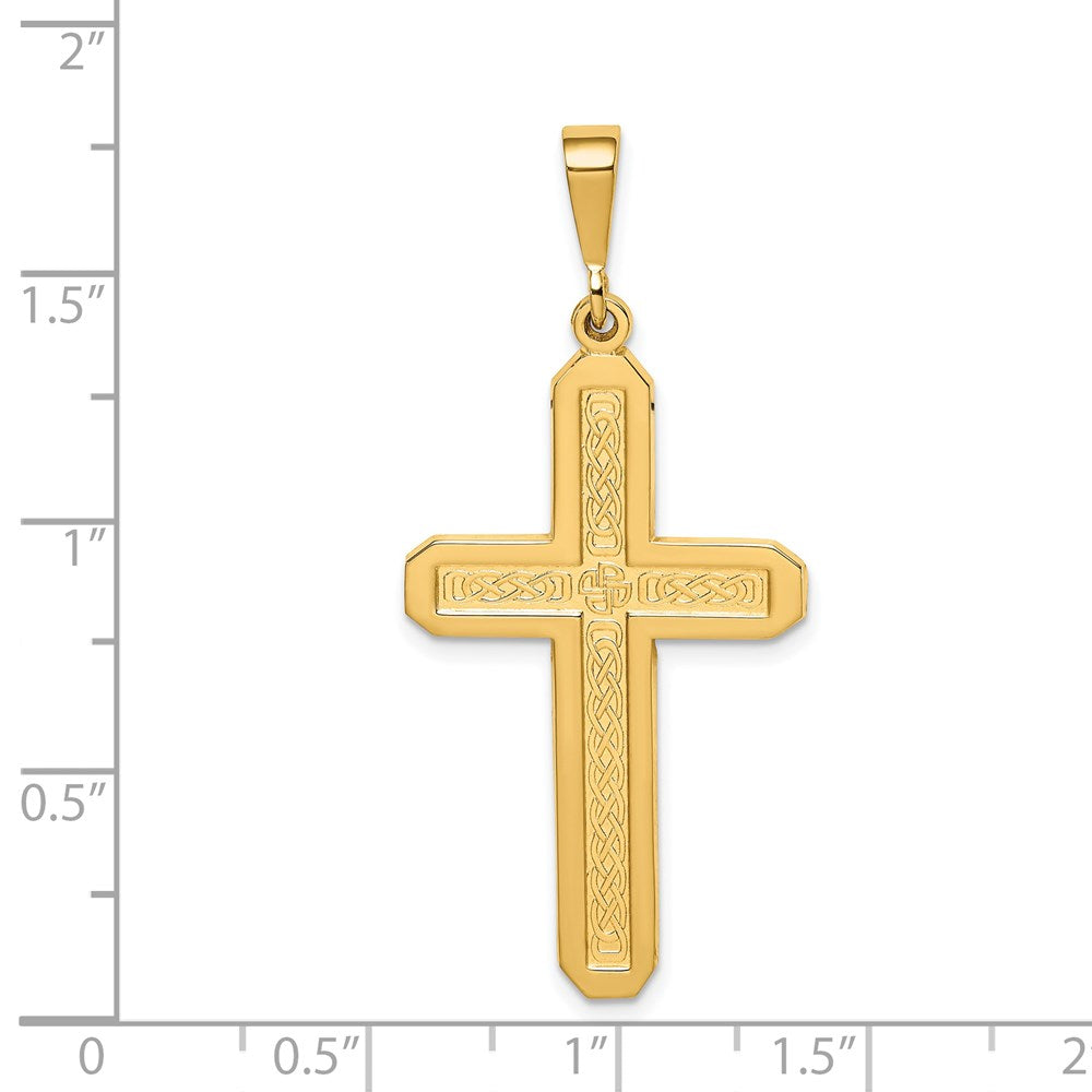 14K Gelbgold Kreuz-Anhänger