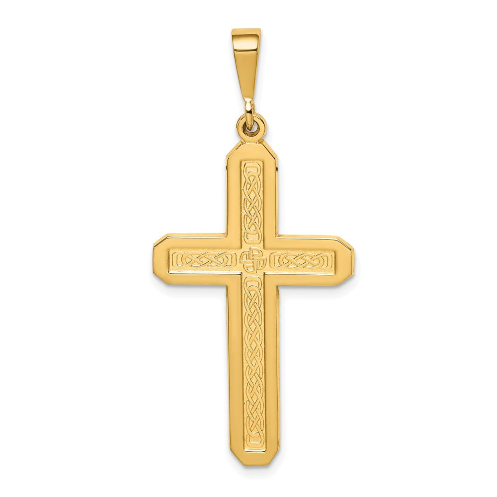 14K Gelbgold Kreuz-Anhänger