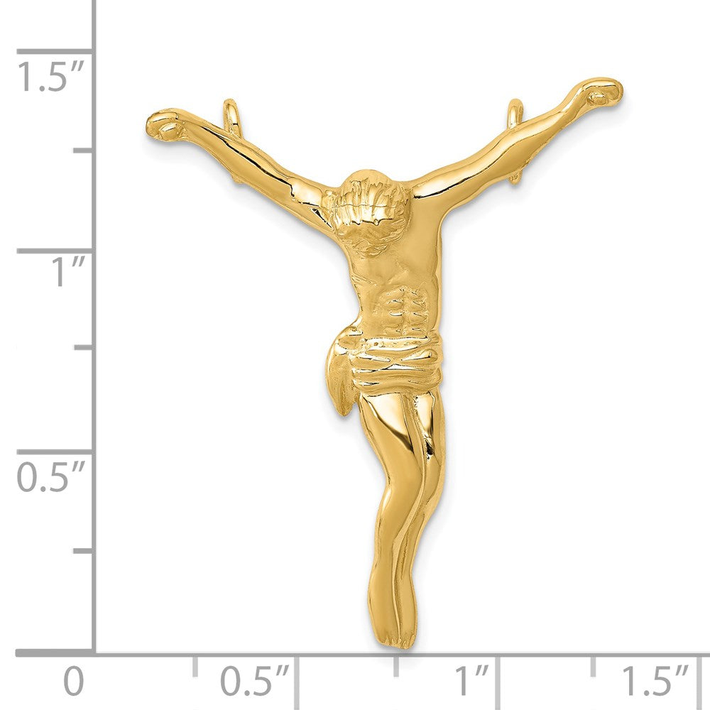 14K Gelbgold Corpus Kette Anhänger