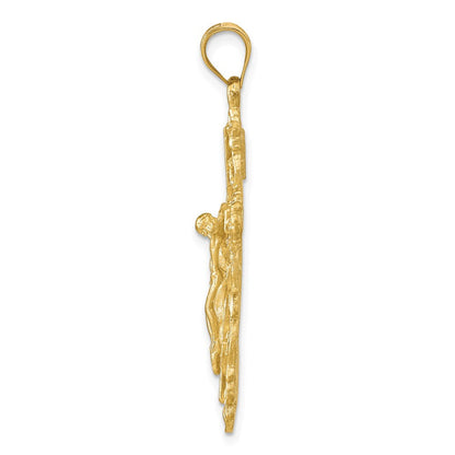 14K Gelbgold Kruzifix-Charm