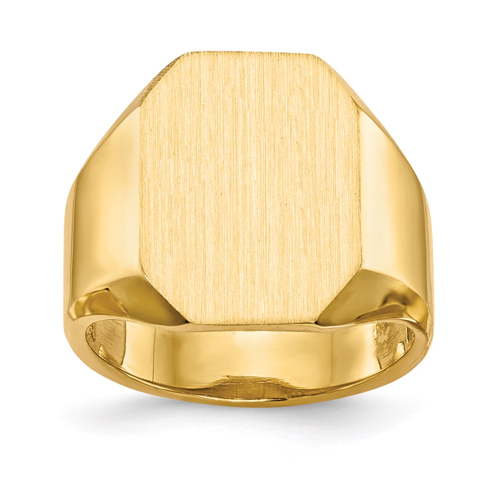 14K Gelbgold Siegelring für Herren