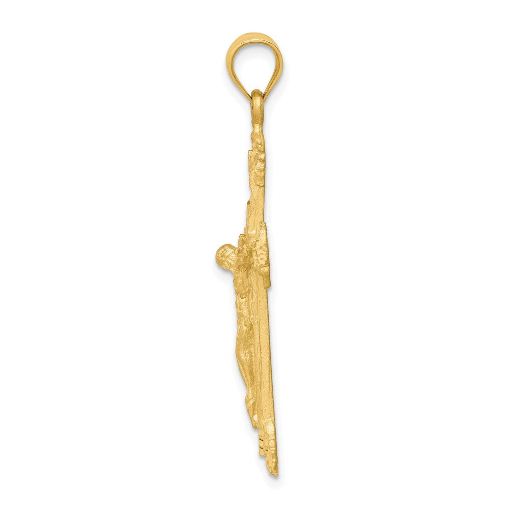 14K Gelbgold Kruzifix-Charm