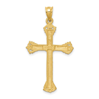 14K Gelbgold Kruzifix-Charm